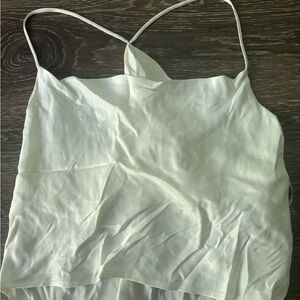 Zara Cream Camisole Going Out Top Size S